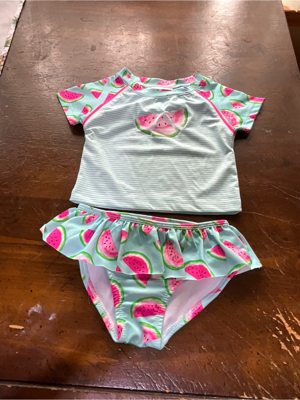 Lemon kiss size 4T WATERMELON PRINT SWIMSUIT